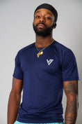Load image into Gallery viewer, NAVY COMPRESSION TEE