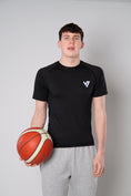 Load image into Gallery viewer, ONYX BLACK COMPRESSION TEE
